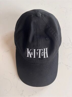 KITH NYC Black Embroidered Baseball Cap